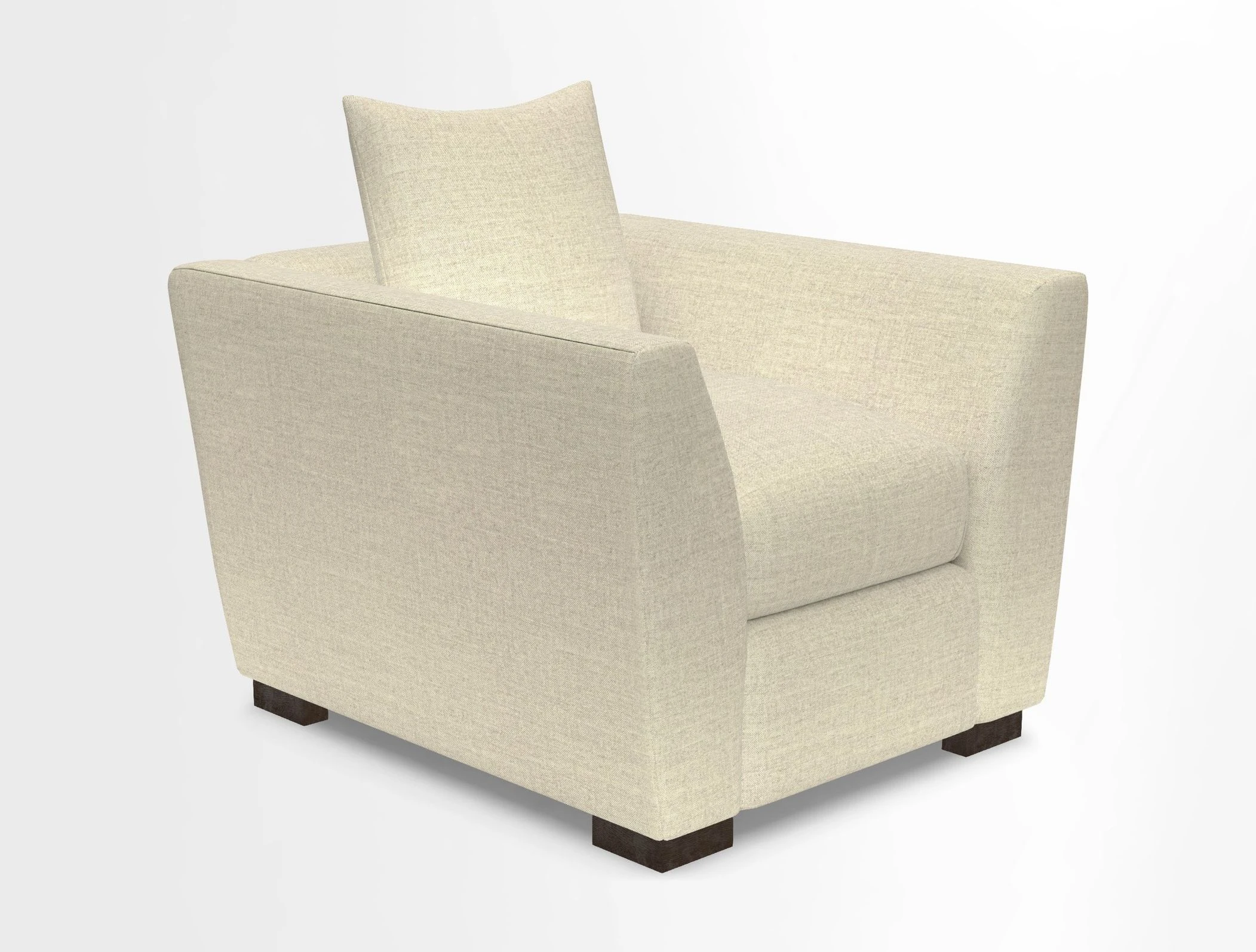 Hambledon Chair in Two Tone Plain  Biscuit