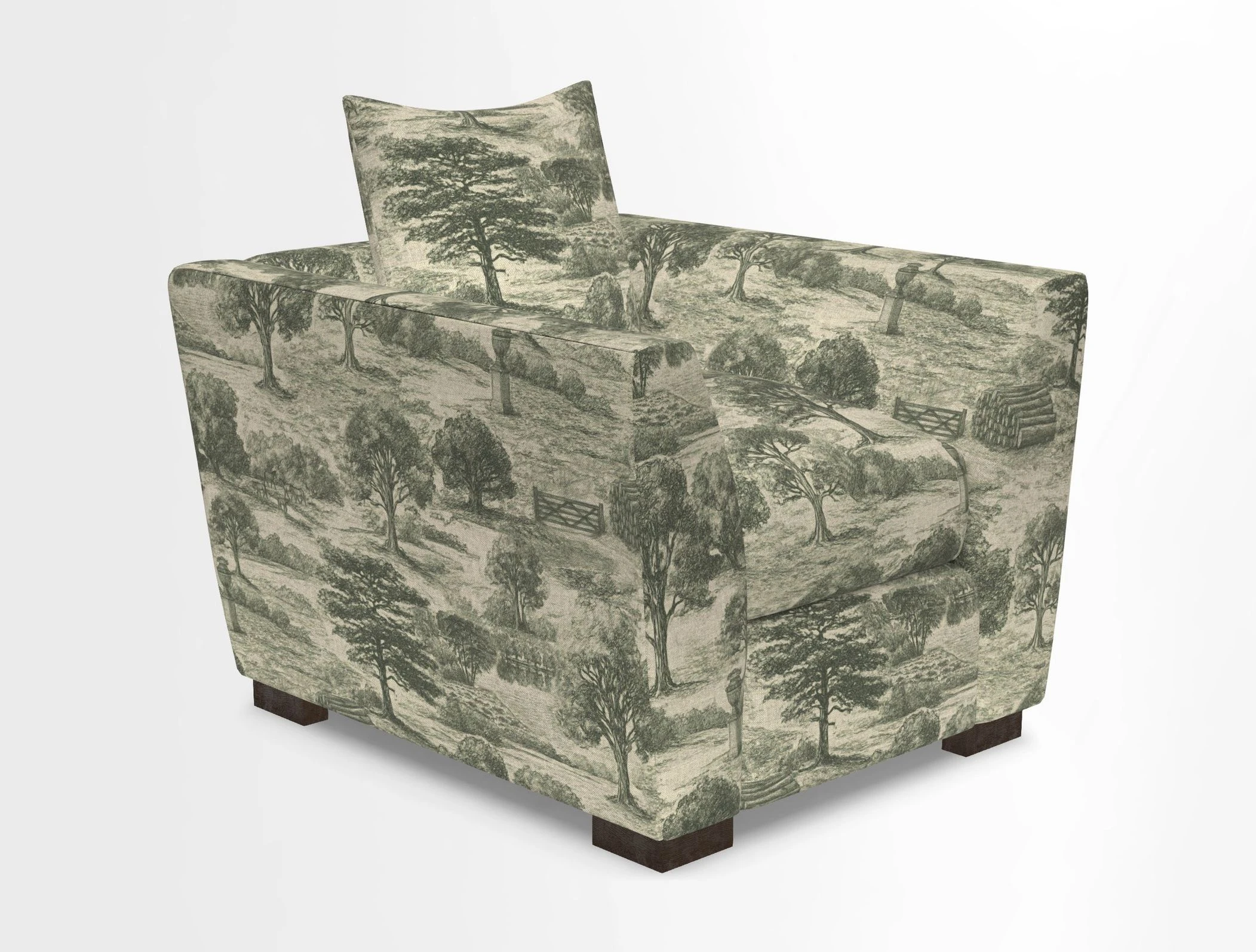 Hambledon Chair in Two Tone Plain  Biscuit