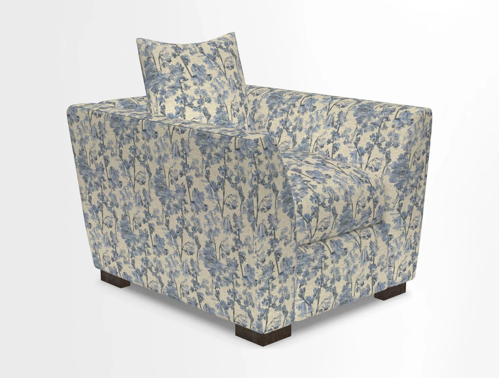 Hambledon Chair in Two Tone Plain  Biscuit