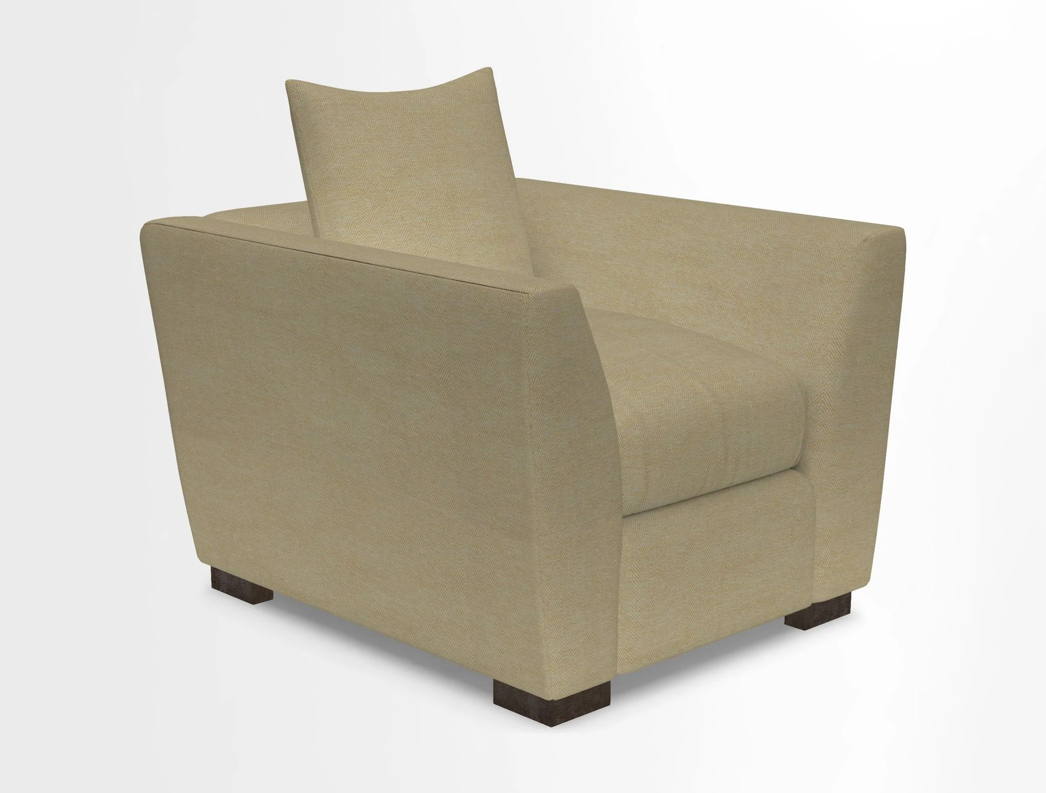 Hambledon Chair in Two Tone Plain  Biscuit