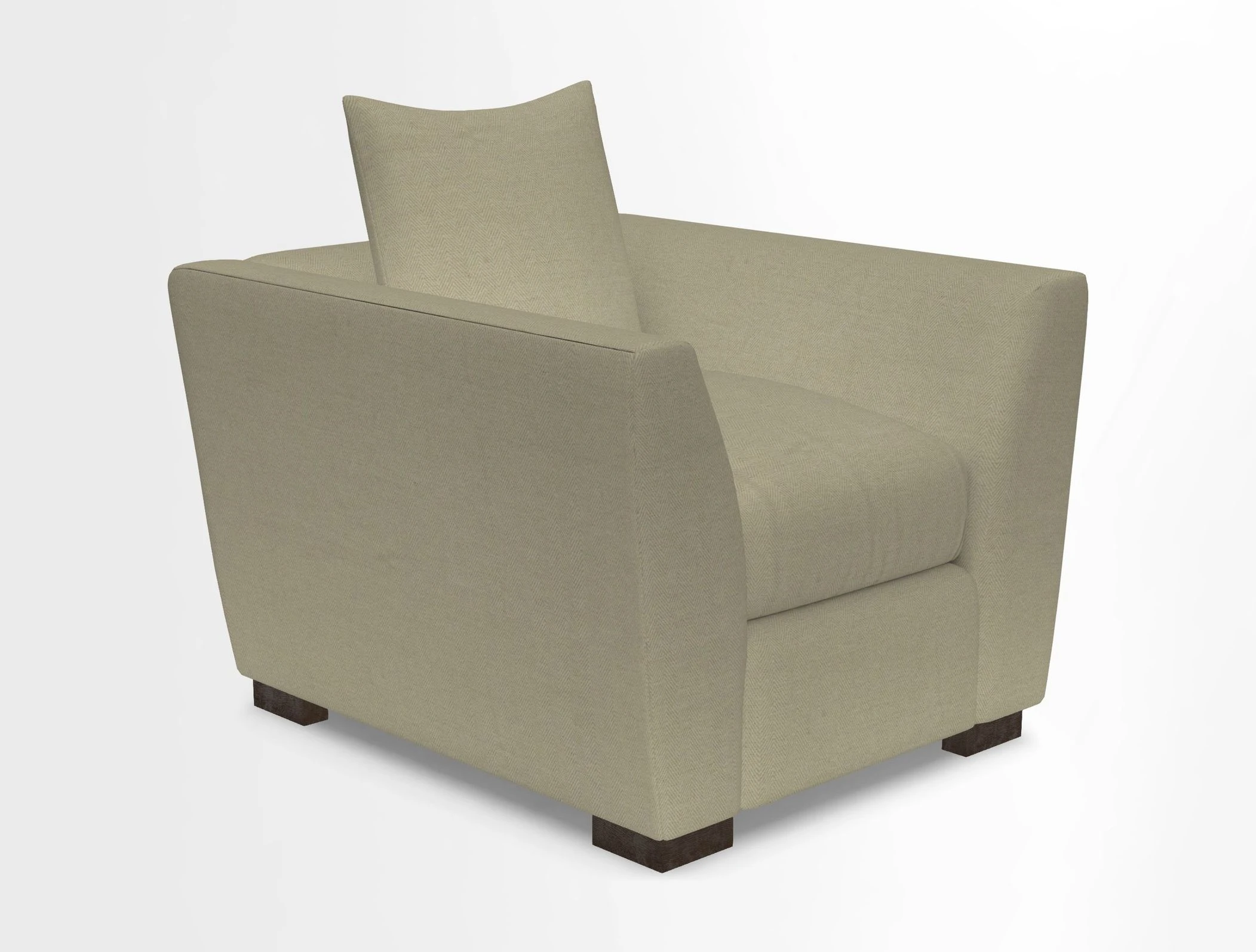 Hambledon Chair in Two Tone Plain  Biscuit