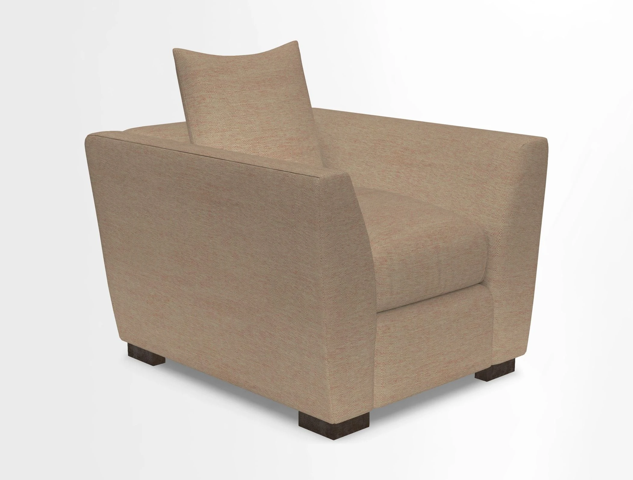 Hambledon Chair in Two Tone Plain  Biscuit