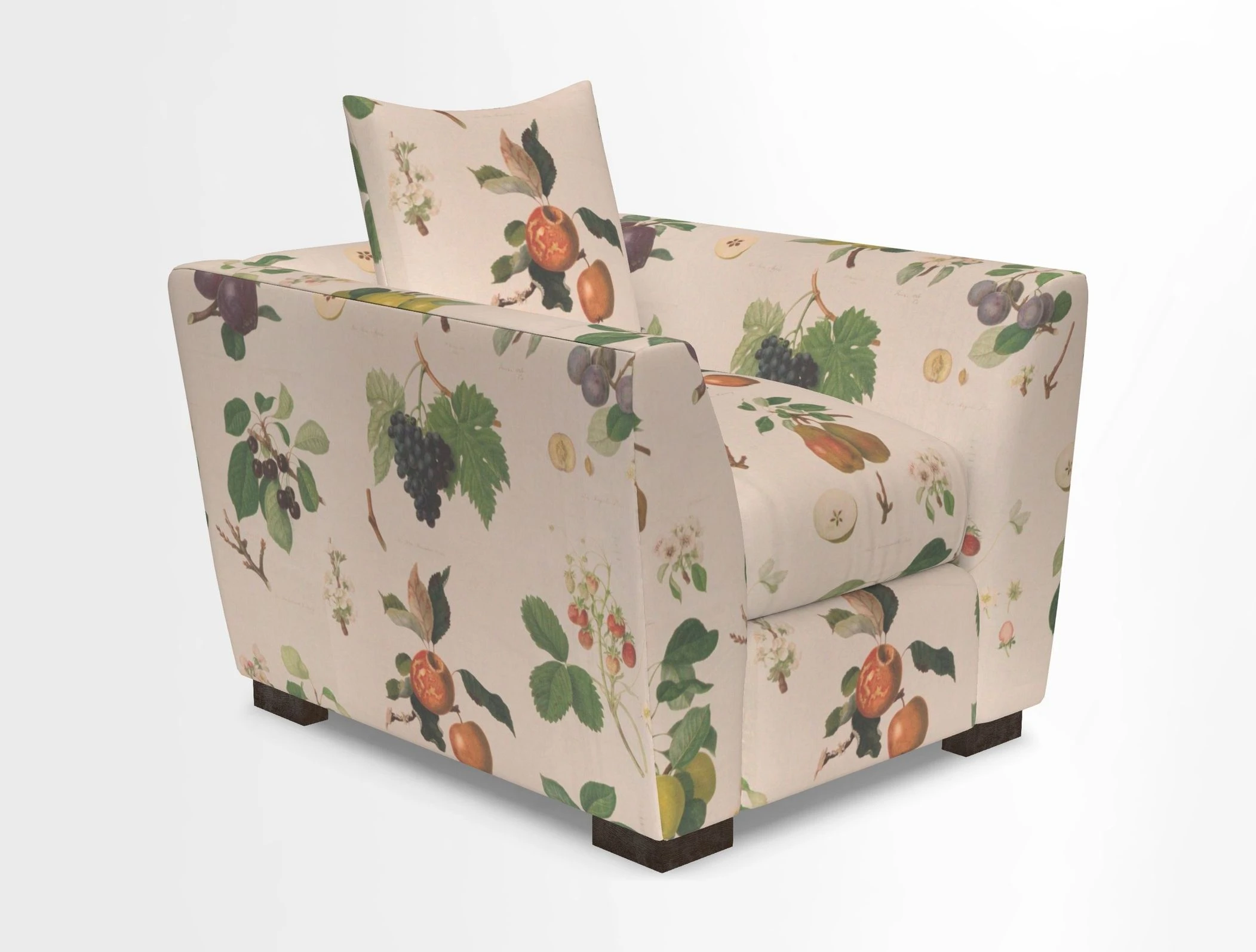 Hambledon Chair in Two Tone Plain  Biscuit
