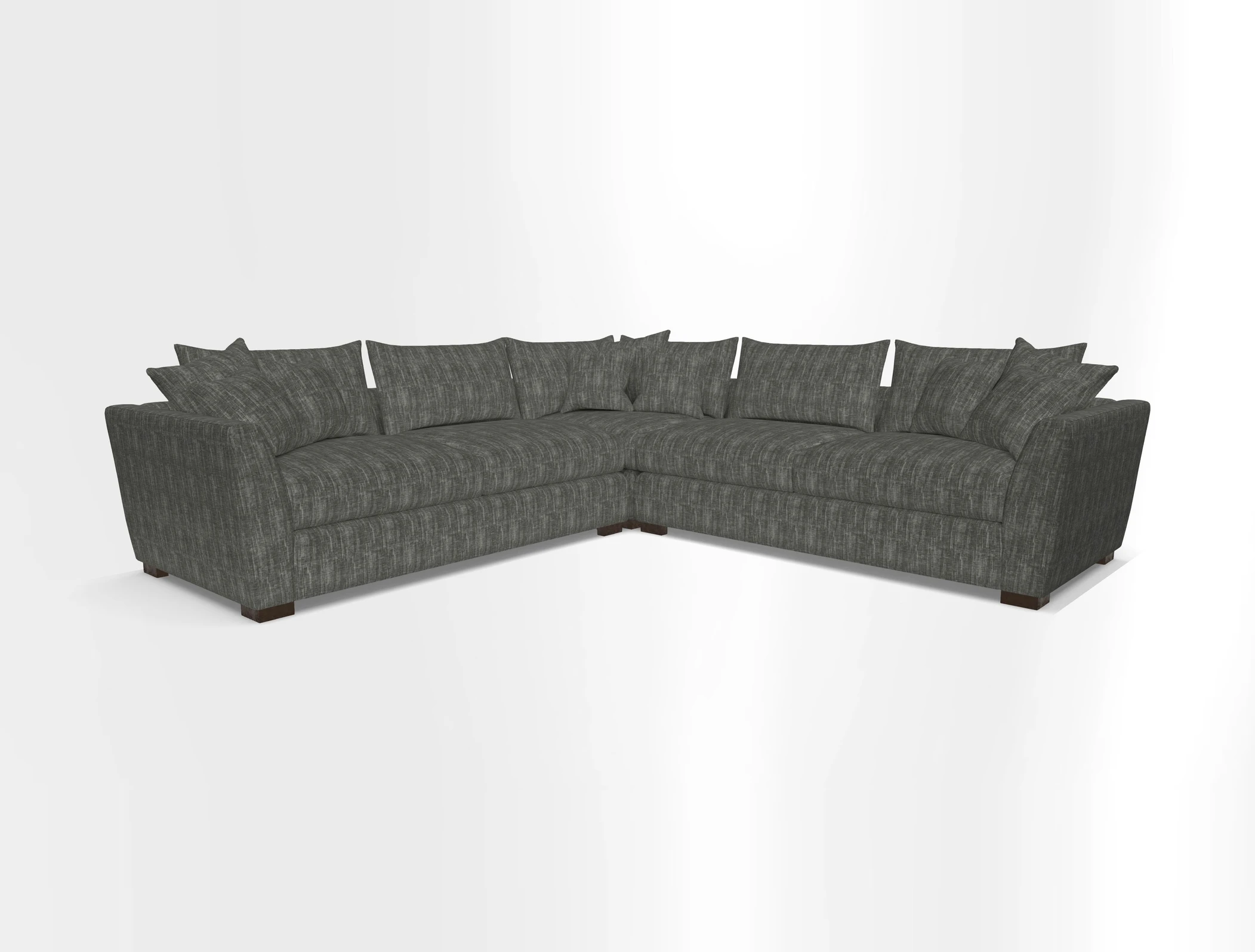 Hambledon Large Corner Group in Plain Two Tone Calico with Scatters in Cloth 22 Weaves