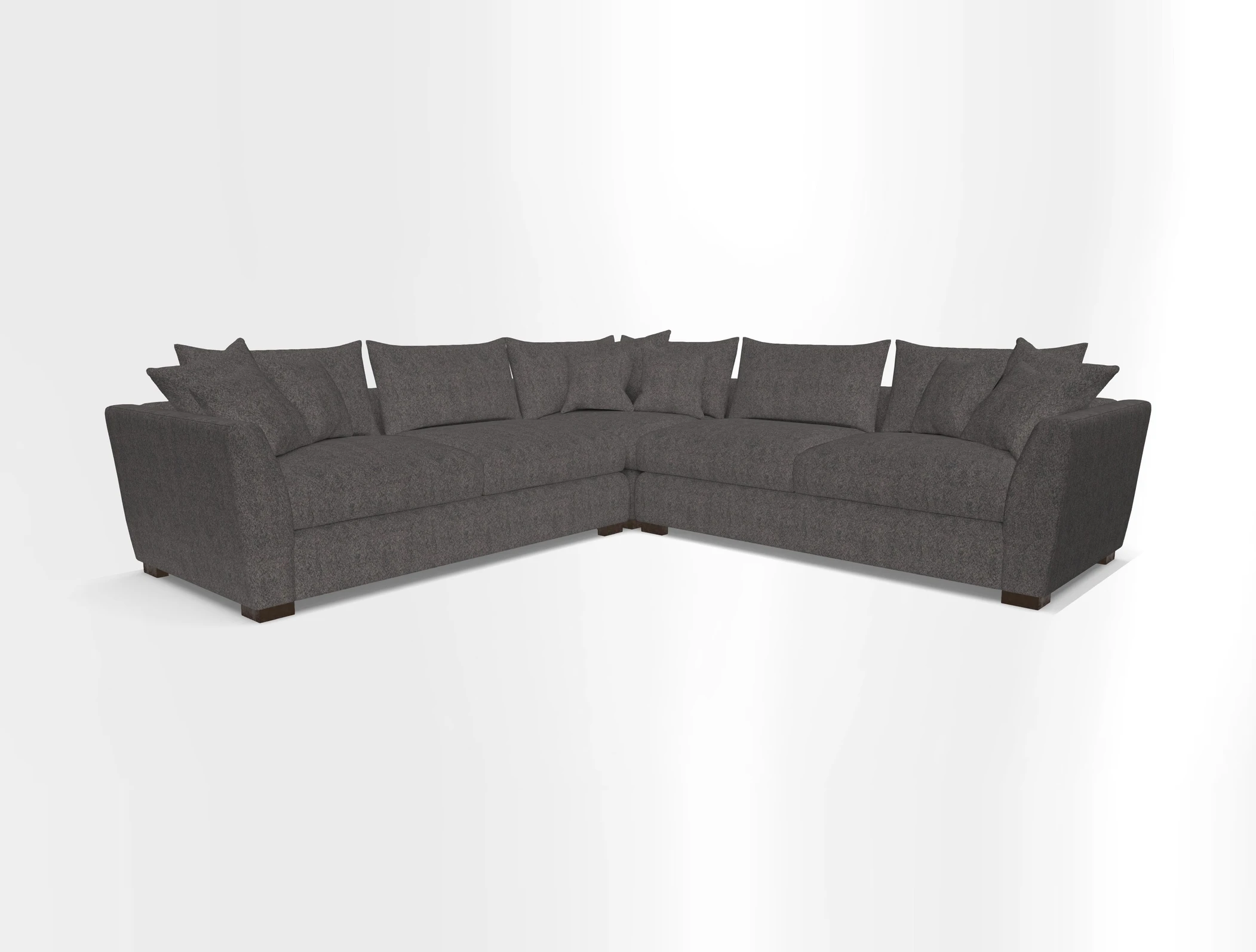 Hambledon Large Corner Group in Plain Two Tone Calico with Scatters in Cloth 22 Weaves