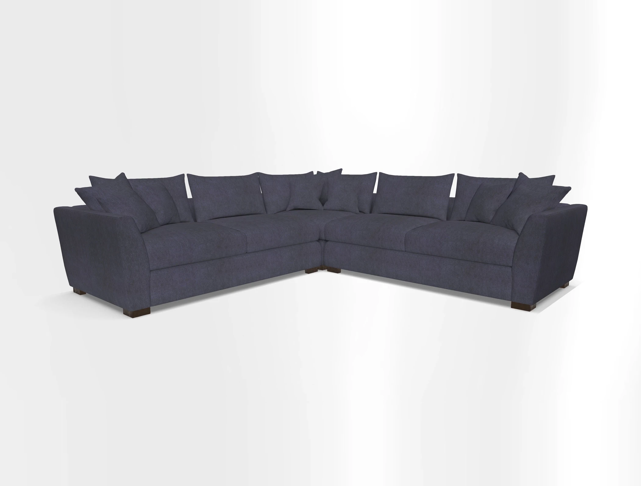 Hambledon Large Corner Group in Plain Two Tone Calico with Scatters in Cloth 22 Weaves
