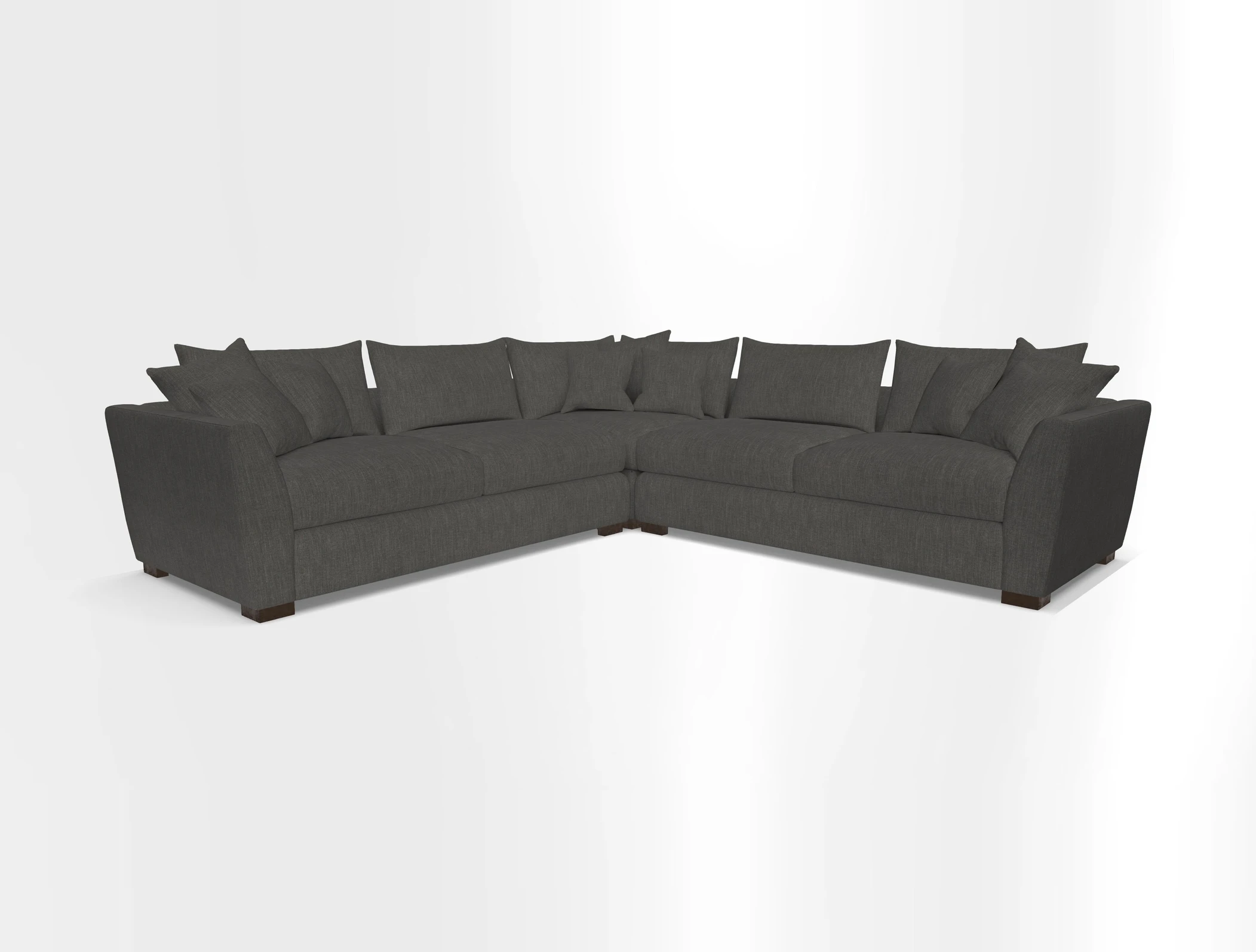 Hambledon Large Corner Group in Plain Two Tone Calico with Scatters in Cloth 22 Weaves