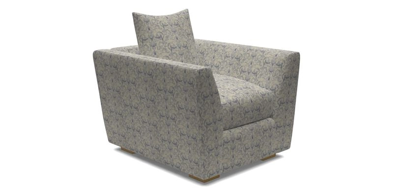 Hambledon Chair in Two Tone Plain  Biscuit