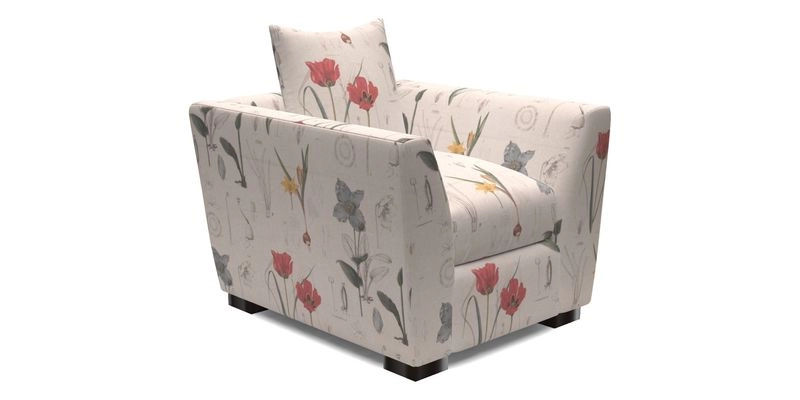 Hambledon Chair in Two Tone Plain  Biscuit