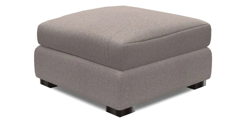 Hambledon Footstool in Two Tone Plain Biscuit Hambledon Footstool in Two Tone Plain Biscuit