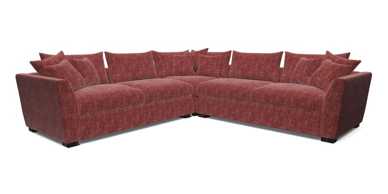 Hambledon Large Corner Group in Plain Two Tone Calico with Scatters in Cloth 22 Weaves