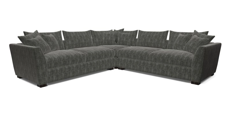 Hambledon Large Corner Group in Plain Two Tone Calico with Scatters in Cloth 22 Weaves