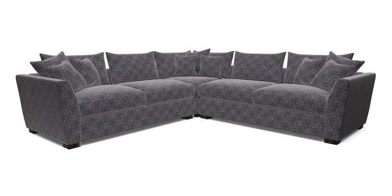 Hambledon Large Corner Group in Plain Two Tone Calico with Scatters in Cloth 22 Weaves