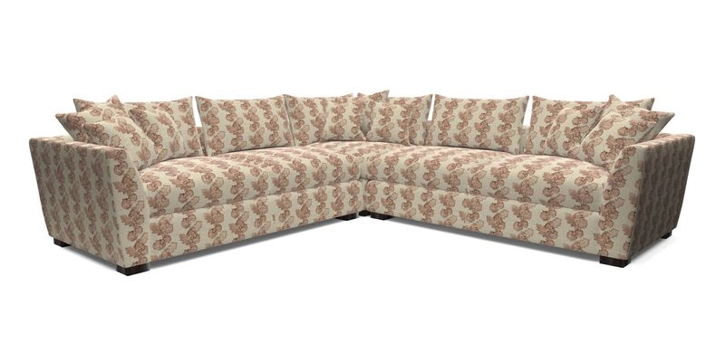 Hambledon Large Corner Group in Plain Two Tone Calico with Scatters in Cloth 22 Weaves