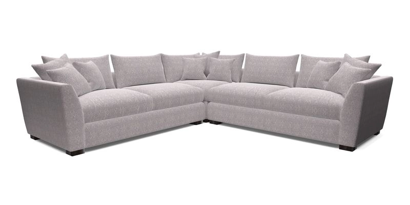 Hambledon Large Corner Group in Plain Two Tone Calico with Scatters in Cloth 22 Weaves