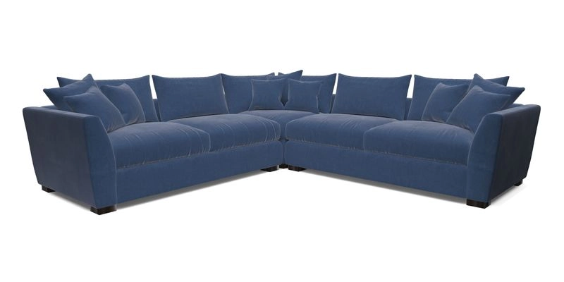 Hambledon Large Corner Group in Plain Two Tone Calico with Scatters in Cloth 22 Weaves