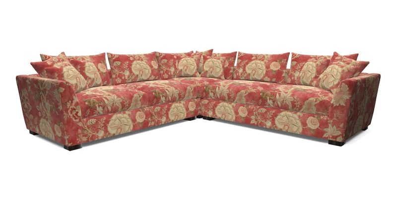 Hambledon Large Corner Group in Plain Two Tone Calico with Scatters in Cloth 22 Weaves