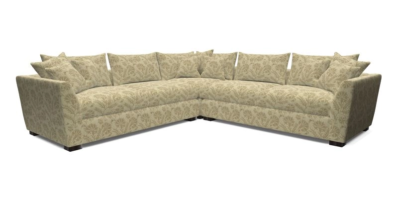 Hambledon Large Corner Group in Plain Two Tone Calico with Scatters in Cloth 22 Weaves