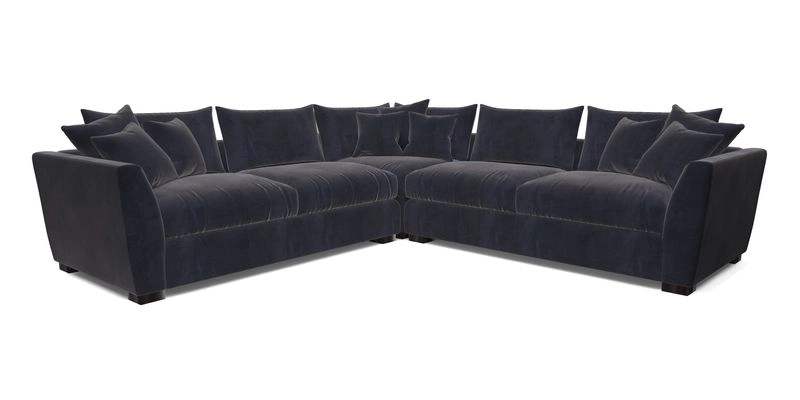 Hambledon Large Corner Group in Plain Two Tone Calico with Scatters in Cloth 22 Weaves