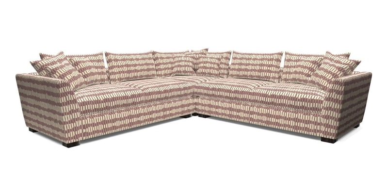 Hambledon Large Corner Group in Plain Two Tone Calico with Scatters in Cloth 22 Weaves