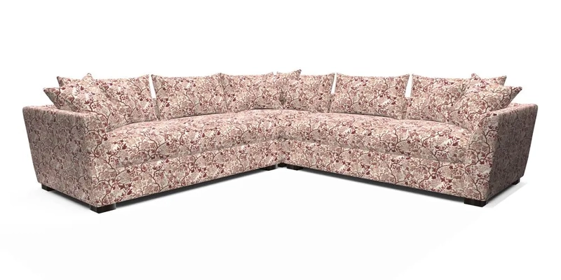 Hambledon Large Corner Group in Plain Two Tone Calico with Scatters in Cloth 22 Weaves