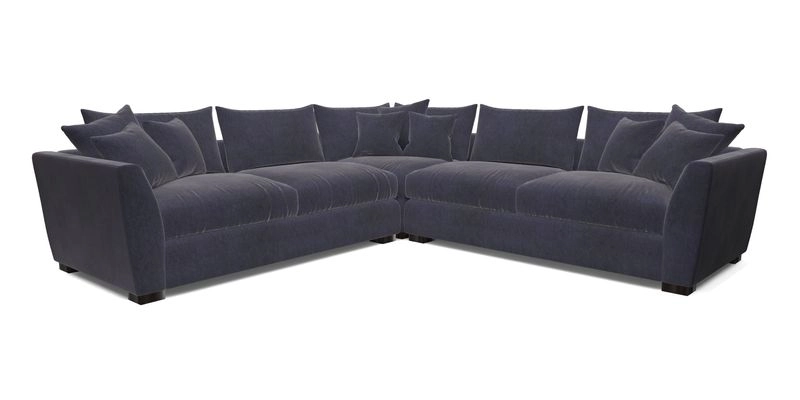 Hambledon Large Corner Group in Plain Two Tone Calico with Scatters in Cloth 22 Weaves