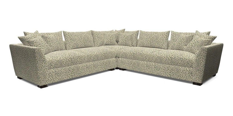 Hambledon Large Corner Group in Plain Two Tone Calico with Scatters in Cloth 22 Weaves