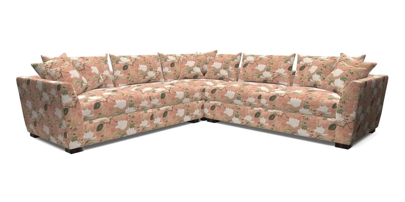 Hambledon Large Corner Group in Plain Two Tone Calico with Scatters in Cloth 22 Weaves