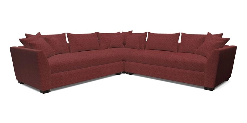 Hambledon Large Corner Group in Plain Two Tone Calico with Scatters in Cloth 22 Weaves