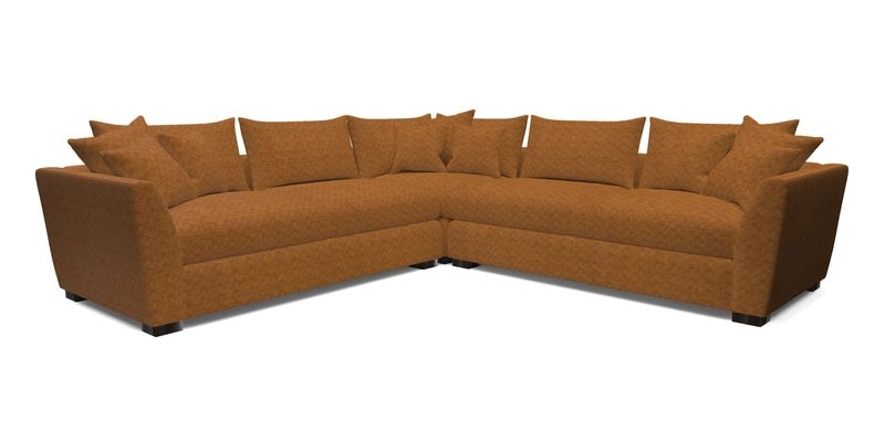 Hambledon Large Corner Group in Plain Two Tone Calico with Scatters in Cloth 22 Weaves