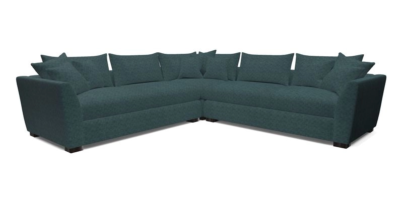 Hambledon Large Corner Group in Plain Two Tone Calico with Scatters in Cloth 22 Weaves