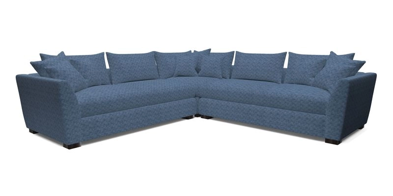 Hambledon Large Corner Group in Plain Two Tone Calico with Scatters in Cloth 22 Weaves