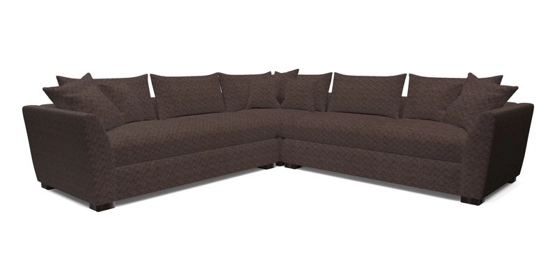 Hambledon Large Corner Group in Plain Two Tone Calico with Scatters in Cloth 22 Weaves