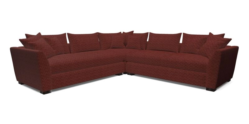 Hambledon Large Corner Group in Plain Two Tone Calico with Scatters in Cloth 22 Weaves