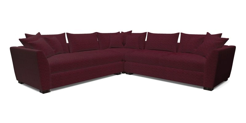 Hambledon Large Corner Group in Plain Two Tone Calico with Scatters in Cloth 22 Weaves