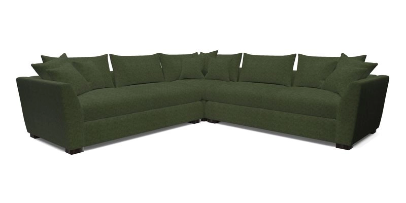 Hambledon Large Corner Group in Plain Two Tone Calico with Scatters in Cloth 22 Weaves