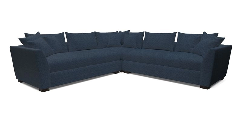 Hambledon Large Corner Group in Plain Two Tone Calico with Scatters in Cloth 22 Weaves