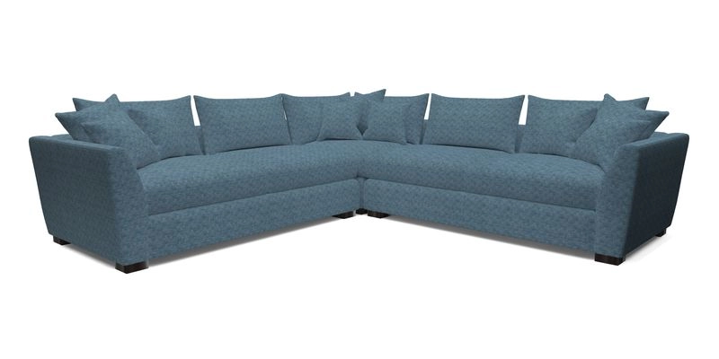 Hambledon Large Corner Group in Plain Two Tone Calico with Scatters in Cloth 22 Weaves