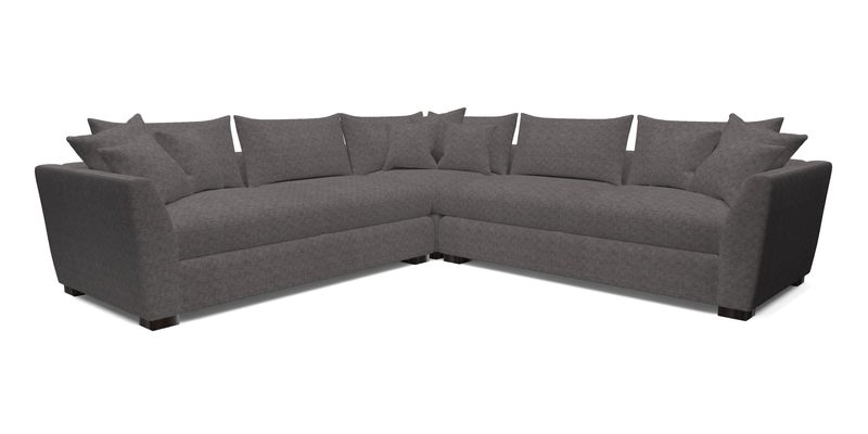 Hambledon Large Corner Group in Plain Two Tone Calico with Scatters in Cloth 22 Weaves