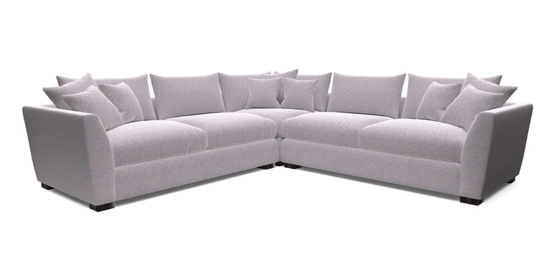 Hambledon Large Corner Group in Plain Two Tone Calico with Scatters in Cloth 22 Weaves