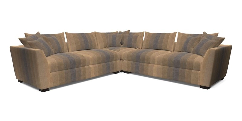 Hambledon Large Corner Group in Plain Two Tone Calico with Scatters in Cloth 22 Weaves
