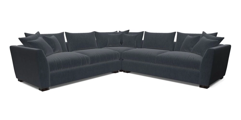 Hambledon Large Corner Group in Plain Two Tone Calico with Scatters in Cloth 22 Weaves