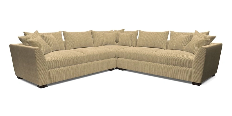 Hambledon Large Corner Group in Plain Two Tone Calico with Scatters in Cloth 22 Weaves