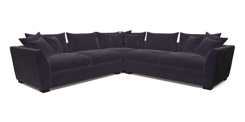 Hambledon Large Corner Group in Plain Two Tone Calico with Scatters in Cloth 22 Weaves