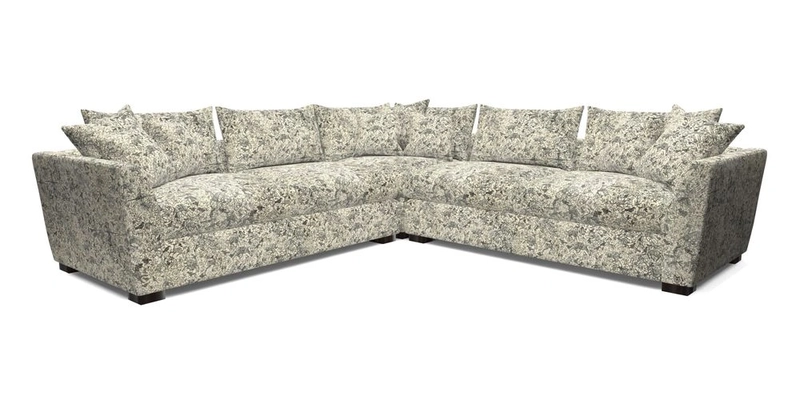 Hambledon Large Corner Group in Plain Two Tone Calico with Scatters in Cloth 22 Weaves