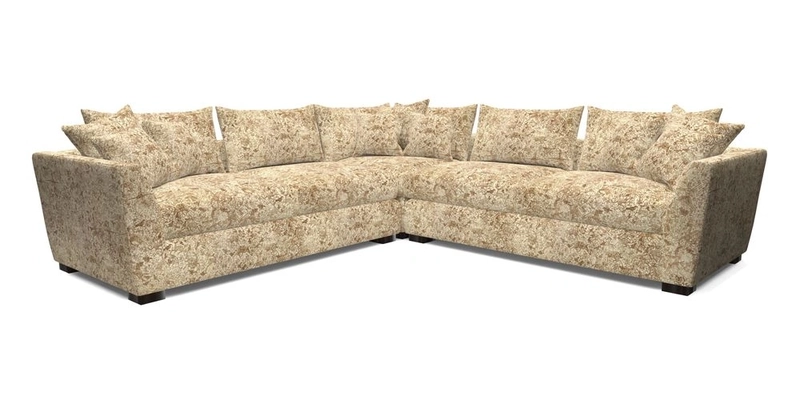 Hambledon Large Corner Group in Plain Two Tone Calico with Scatters in Cloth 22 Weaves