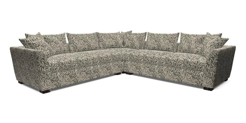 Hambledon Large Corner Group in Plain Two Tone Calico with Scatters in Cloth 22 Weaves