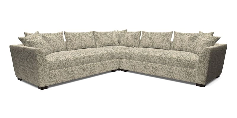 Hambledon Large Corner Group in Plain Two Tone Calico with Scatters in Cloth 22 Weaves