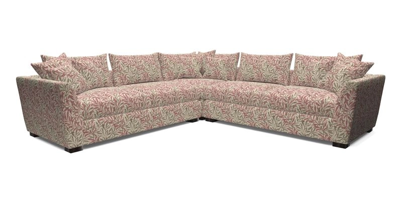 Hambledon Large Corner Group in Plain Two Tone Calico with Scatters in Cloth 22 Weaves