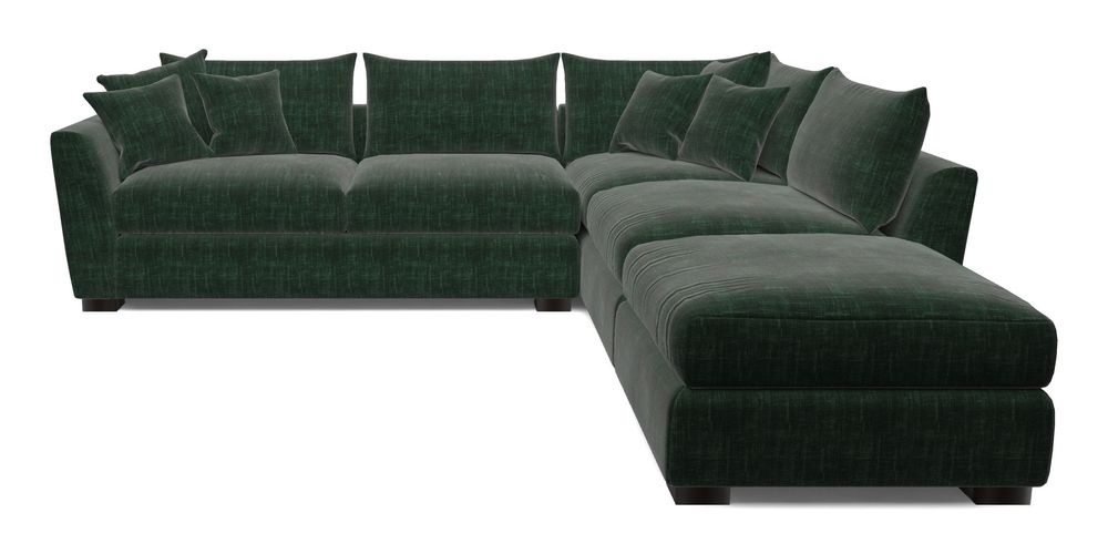 Combi Corner Unit And Footstool LHF